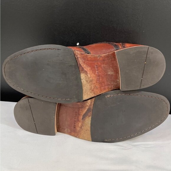 Cole Haan Men's Brown Leather Dress Shoes/Oxfords Sz 12M SKU 5508 - Picture 3 of 10